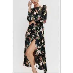 NWT Reformation Cassis Silk Dress
